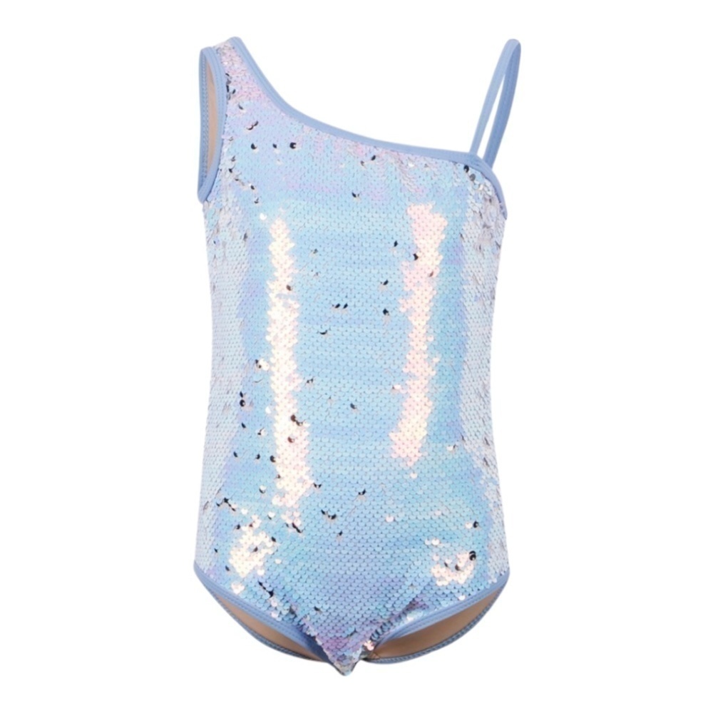 SHADE Critters Palm Beach Mermaid Sequin Bathing Suit Size 14